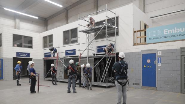 Opleiding stellingbouw Embuild West-Vlaanderen